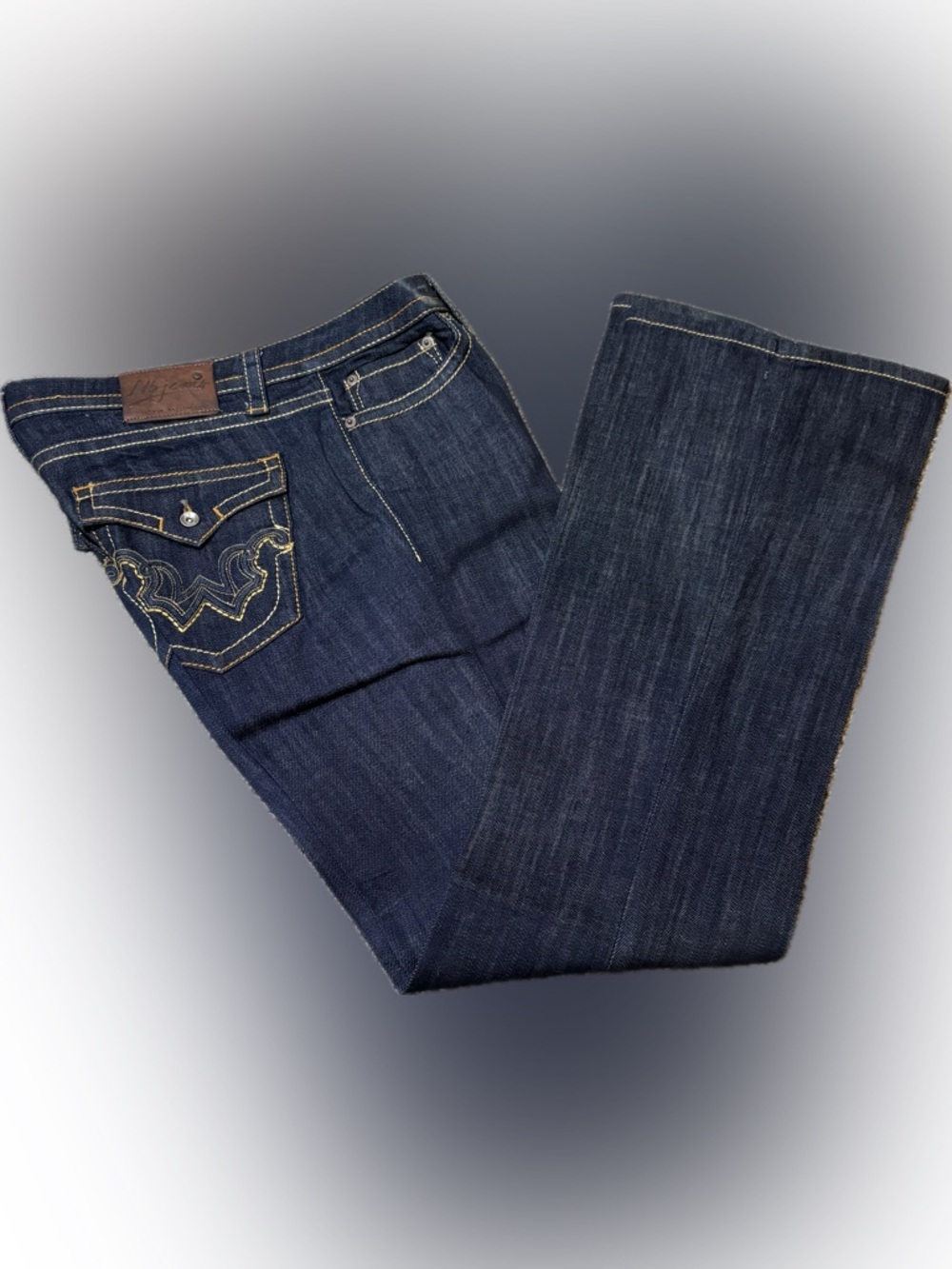E136 LTB JNS Denim Jeans with Contrast Stitching, Size 31x32
